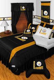 See more ideas about bedroom sets, bedroom set, bedroom sets queen. Pin By Deana Lokelani Chong On Nfl Bedding Sets Steelers Bedroom Pittsburgh Steelers Pittsburg Steelers