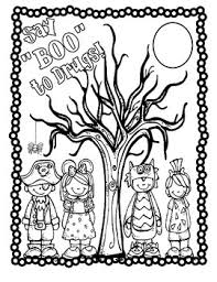 35+ recovery coloring pages for printing and coloring. Say Boo To Drugs Color Sheet By Karen Pederson Tpt