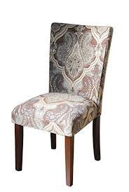 Paisley Fabric Dining Room Chairs Add Style To Your Dining Room Furniture A Straight Back Upho Fabric Dining Room Chairs Fabric Dining Room Upholstered Chairs