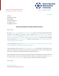 Principal's monthly report form 1.doc. Example Letter For Permission To Conduct Research