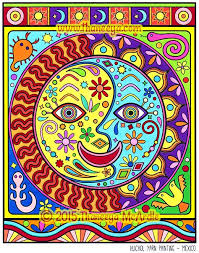 Coloring books for grownups loteria: Folk Art Coloring Book By Thaneeya Mcardle Thaneeya Com