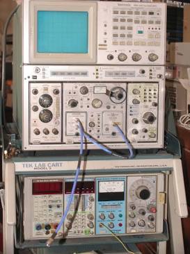 A comprehensive test bench setup, AI generated