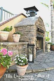 Made with wood, skamotec 225 and stone tiles. How To Build An Outdoor Stacked Stone Fireplace