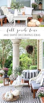 Neutral Fall Porch Decorating Ideas And Tour Maison De Pax Patio Decor Porch Decorating Fall Porch