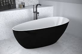 Im webshop calmwaters nutzen wir cookies und andere. Freistehende Badewanne Besco Goya Xs 142x62 Cm Ovale Standbadewanne Mineralguss Weiss Schwarz Bestshop24 Eu
