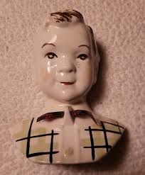 Vase wall pocket Sandy multicolored stanford boy ceramic vintage RARE