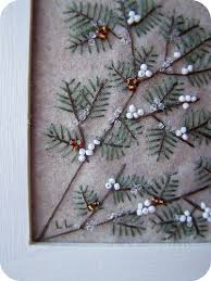 Winter Cardinal Felt Wall Art Embroidery Inspiration Christmas Embroidery Embroidery Patterns