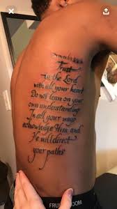 After all, this is the message it wants to convey. Small Tattoos For Men Tattoosformenunique Tattoosformensleeve Creativetattoosformen Tattoosformenonch Verse Tattoos Scripture Tattoos Rib Tattoos For Guys