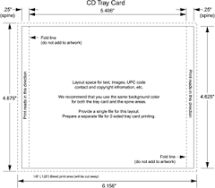 Please download a design template for each specific component of your project. Cd Jewel Case Tray Card Template For Cd Duplication And Cd Replication