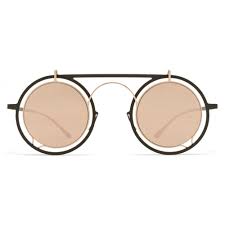 This set can be personalized for $5 per line, per item. Mykita Siru Mykita Damir Doma Camo Green Champagne Gold Metal Collection Sunglasses Mykita Eyewear Avvenice