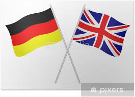 Die deutsche mannschaft muss sich in diesem klassiker auf einen echten härtetest gegen ein land gefasst machen, dass. Fahnen Deutschland Und England Poster