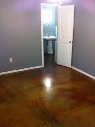 With this method, you can create almost any color that you want. New Bedroom Stained Concrete Floor Acetone Concrete Stain Diy Painted Floors Stained Concrete Concrete Floors