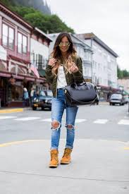 Street Style Timberlands Timberlandbootsoutfitmens Timberland Outfits Women Tims Outfits Timberland Style
