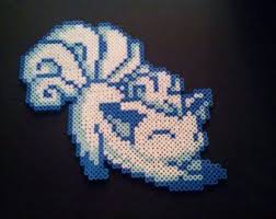 Alola Un Goupix Pokemon Soleil Et Lune Pixel Art Pokemon Perles Hama Pokemon Lune