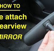 How to Save Money ● ReGlue and ReAttach Your Own Rearview Mirror