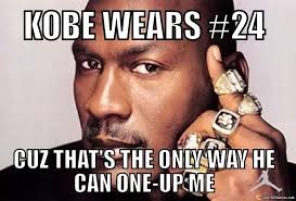 Jordan On Kobe Meme Michael Jordan Internet Funny Funny Memes