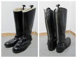 1960 S Goldtop Trophy Police Fleece Lined Motorcycle Boots Biker Classic Rockabilly Size Uk 10 Boots Motorcycle Boots Motorcycle Outfit