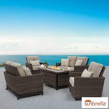 By admin filed under fireplace; Agio Springdale 5 Piece Woven Fire Chat Patio Set Cover Costco Uk