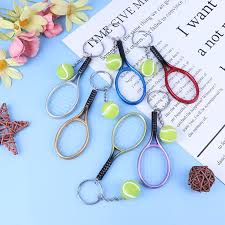 Buy Mini Tennis Racket Handmade Souvenir Cute Tenis Racquet Ball Key Sports  Chain at affordable prices — free shipping, real reviews with photos — Joom