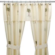 Croscill Port Of Call Double Swag Shower Curtain Set Double Swag Shower Curtain Bathroom Shower Curtain Sets Shower Curtain Sets