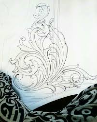 The engraving has no background relief, just a simple outline cut with a detailed shading. 330 Engraving Designs Ideas Engraving Metal Engraving Hand Engraving