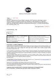 Mutui, prestiti, conti e carte a torino: Prospetto Informativo Banca Popolare Di Milano Sos Tariffe