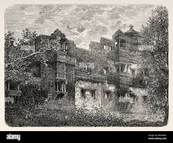 Bombay fort india 19th century hi-res ...