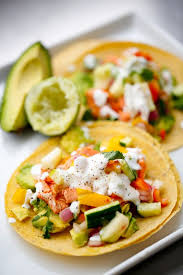 For lime sauce, in a small bowl, combine the mayonnaise, yogurt, lime juice, chipotle, and garlic. Seafood Recipes Rachel Ray Simple Broth Poached Salmon With Recipes Seafood Recipes Salmon Recipes