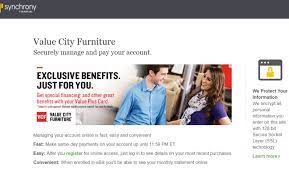 Visit the value city furniture credit card website. Value City Furniture Credit Card Payment Options Synchrony Online Banking