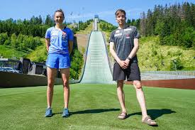 A ljubno c'è silje opseth davanti a slovene e lundby. Opseth Og Forfang Stralte I Solskinnet