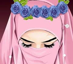 Gambar kartun muslimah pakai purdah kantor meme. Hijab Animation