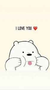 Dessin I Love You In 2020 We Bare Bears Wallpapers Ice Bear We Bare Bears Bear Wallpaper