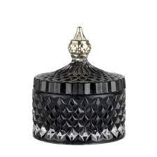 Wall cabinet with 1 door 11 3/4x4 3/4x49 1/4 $ 49. Pressed Glass Bathroom Storage Jar By Ella James Notonthehighstreet Com