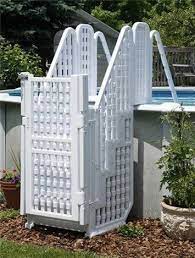 Easy Pool Step Entry System Above Ground Pool Steps Pool Steps Swimming Pool Steps