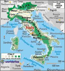 Italy Map Geography Of Italy Map Of Italy Worldatlas Com Italy Geography Isle Of Capri Italy Map