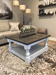 Rustic Baluster Farmhouse Coffee Table Provincial Square Farmhouse Style Coffee Table Coffee Table Farmhouse Pallet Furniture Living Room