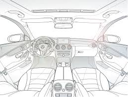 Michael Vestner Mercedes Test Illustration Www Michaelvestner De Car Interior Sketch Concept Car Design Interior Sketch