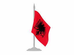 Home banners albania flag minecraft banner. Flag With Flagpole Illustration Of Flag Of Albania