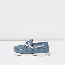 Mini Boys Blue Suede Boat Shoes River Island Kids Page Boy Shoes Kids Wedding Shoes Boys Boat Shoes