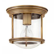 Guaranteed low prices on modern lighting, fans, furniture and decor the hudson valley lighting blackwell flush mount unites a prismatic diffuser composed of fresnel glass like those first used in french lighthouse lenses nearly 100 years ago. Flush Mount Clear Glass Brushed Bronze Bathroom Ip44 Lighting Company