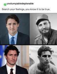 Last year in davos #soros demanded internet regulation/ #censorship, immediately after #trudeau #justintrudeau returned he threatened our rights. Tumblr Conspiracy Theorizes Justin Trudeau Is Fidel Castro S Son Fail Blog Funny Fails