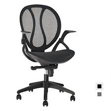 Langria Midback Mesh Executive Office Chair Ergonomic Design Adjustable Height And Armrests Cotton Padd Mesh Office Chair Vinyl Office Chair Black Office Chair