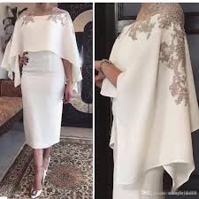 Elegant Mother Of The Bride Dresses Tea Length Sheer Neck Beaded Appliques Forma Vestido Elegante Moda Para Mulheres Baixas Vestidos Estilosos