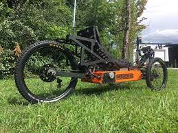Orange Outrider Horizon Long Range Electric Off Road Trike With Full Suspension And Rapid Charging This Machine Was One Of T Electric Trike Offroad Air Shocks