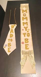 Baby Shower Tie And Sash For Parents To Be Great For Co Ed Showers Baby Shower Games Coed Dinosaur Baby Shower Girl Baby Shower Party