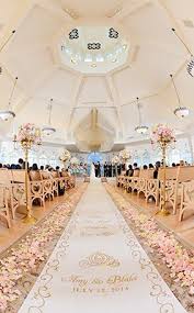 Light Pink And Ivory Rose Petals Lined The Aisle At Amy Blake S Walt Disney World Wedding Disneywed Disney World Wedding Disney Wedding Venue Disney Wedding