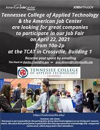 Locate a center in tennessee today! Job Fair April 22 2021 Tcat Crossville