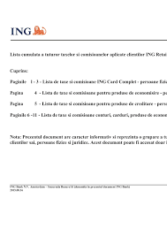 0 3 lei ing bank. Taxe Comisioane Flip Ebook Pages 1 22 Anyflip Anyflip