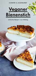 Veganer Bienenstich Rezept In 2020 Rezepte Vegane Kuchenrezepte Bienenstich