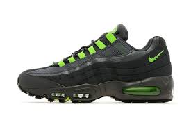 Nike Air Max 95 Dark Grey Flash Lime Jd Sports Exclusive Nike Air Max 95 Nike Air Max Air Max
